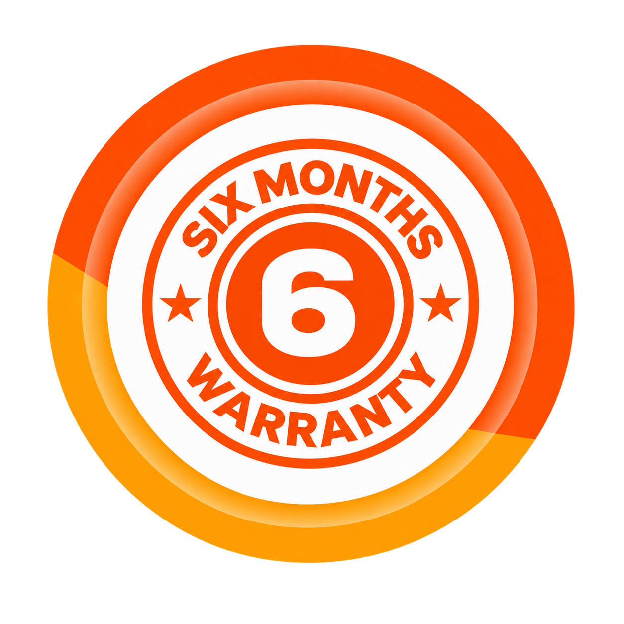 Six-month warranty