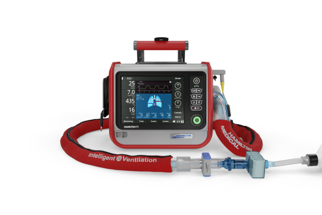 HAMILTON-T1 ventilator training unit model reference